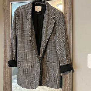 A New Day. Black & white blazer. Oversized. Adorable!! Only worn once.